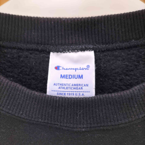 チャンピオン Champion クルーネック スウェット BLACK レディース import:M