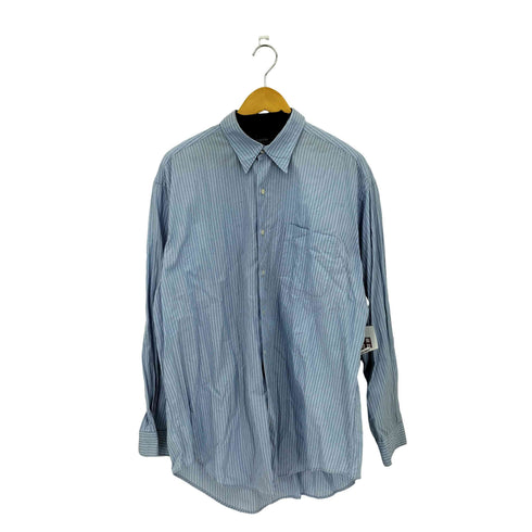 ポロバイラルフローレン Polo by RALPH LAUREN 90s HARTLEY ストライプ コットン ロングスリーブシャツ メンズ L
