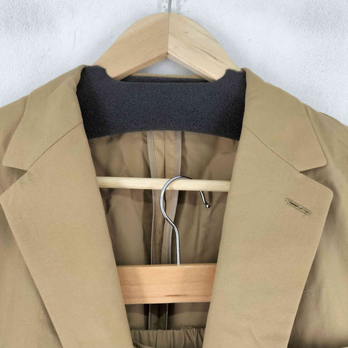 ユナイテッドアローズ UNITED ARROWS ナイロンリップストップ ドロップショルダー 2ボタンジャケット ナイロン2プリーツ テーパード パンツ セットアップ メンズ JPN:M