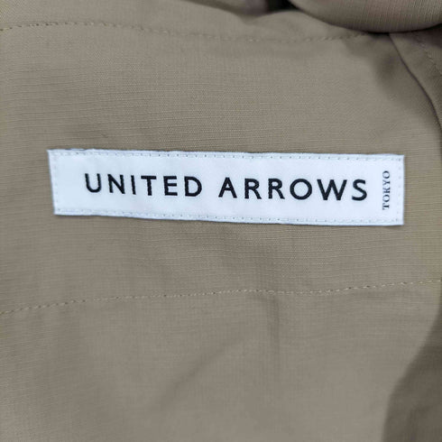 ユナイテッドアローズ UNITED ARROWS ナイロンリップストップ ドロップショルダー 2ボタンジャケット ナイロン2プリーツ テーパード パンツ セットアップ メンズ JPN:M