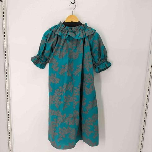 Nani Of Hawaii USA製 ギャザー 花柄 ワンピース レディース import:M
