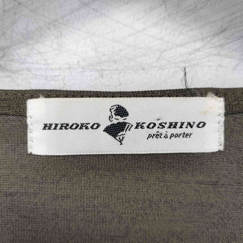 ヒロココシノ HIROKO KOSHINO レイヤード ロングベスト ノースリーブ ワンピース レディース