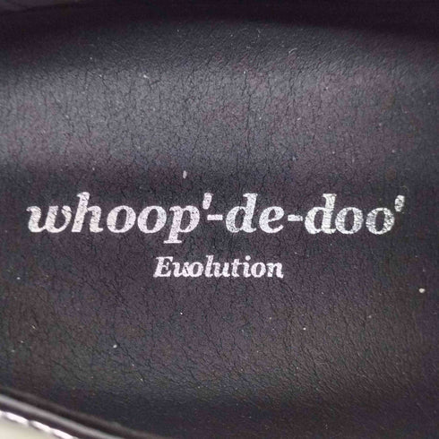 フープディドゥ whoop-de-doo ラウンドストレートチップシューズ ブラック(ガラス) メンズ EUR:39