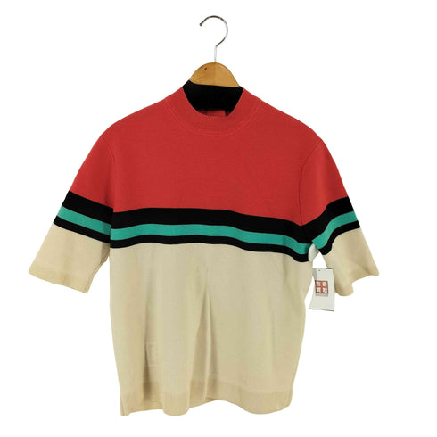 マークジェイコブス MARC JACOBS マルチカラー 半袖 ニット レディース XS