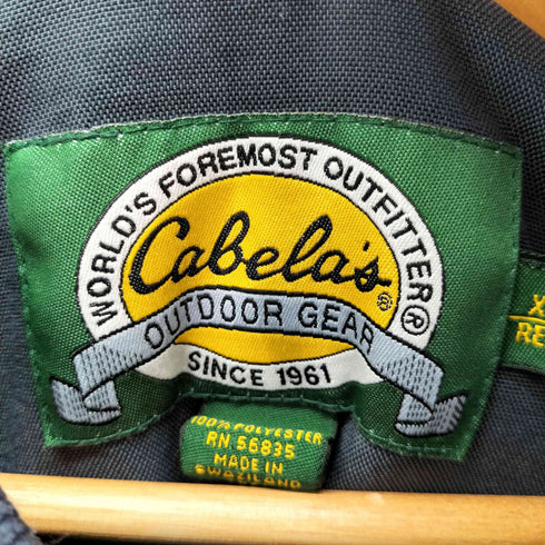 カベラス Cabela's ヘンリーネック ナイロン切替 フリース プルオーバー メンズ import:XL