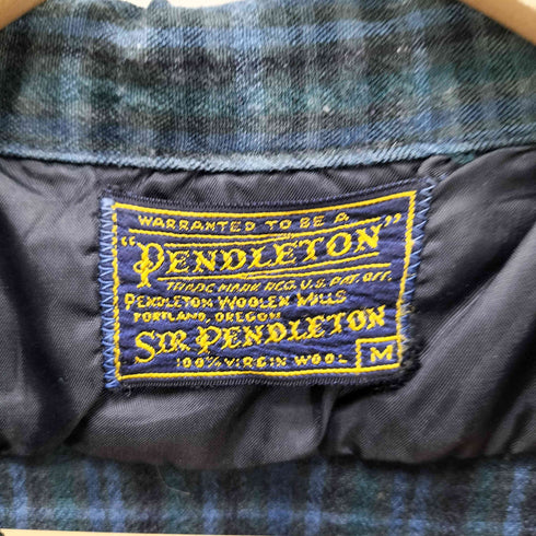 ペンドルトン PENDLETON 50S SIR PENDLETON ボードシャツ 開襟 ウールシャツ ボックス メンズ JPN:M
