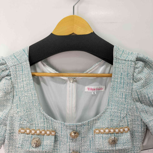 tika pimil ツイード ミニワンピース レディース import:L