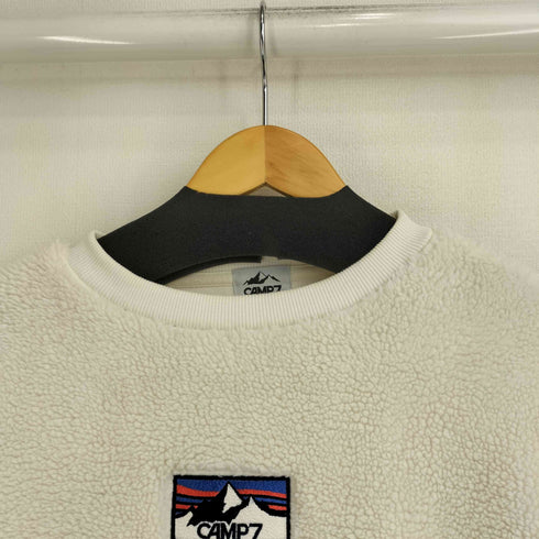 キャンプセブン CAMP7 マウンテン刺繍ボアプルオーバー レディース JPN:M