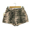 ガニー Ganni Print Denim High Waisted Hotpant ゼブラ ショートパンツ レディース UK:28-29