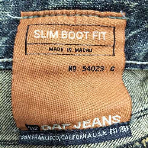 ギャップデニム GAP DENIM 00S SLIM BOOT FIT ストレッチ フレア デニム メンズ
