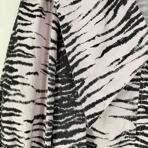 ガニー Ganni Printed cotton-poplin shirt ゼブラ コットンポプリンシャツ レディース FR:38
