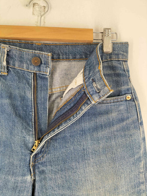 リーバイス Levis 80S スモールE 42TALONジップ ブーツカットデニムパンツ メンズ US:30-31
