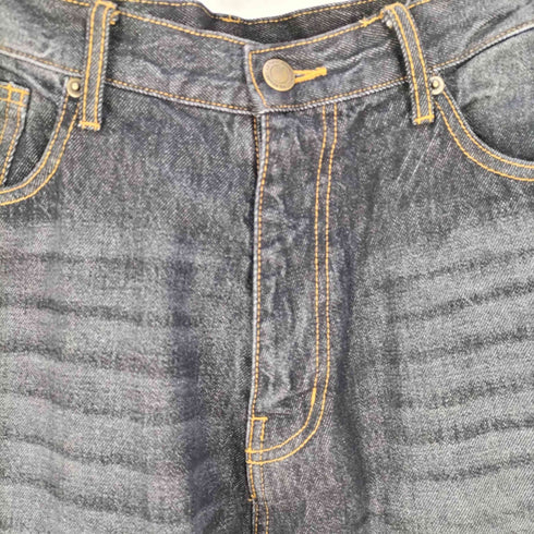 レフラー Leflah color stitch baggy カラー ステッチ バギー デニム パンツ メンズ JPN:L