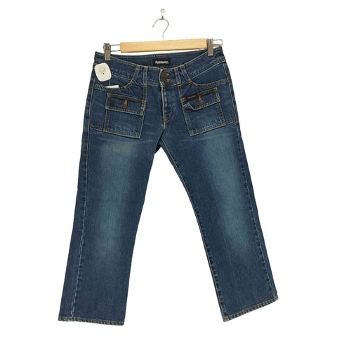 ヒステリックス HYSTERICS Y2K クロップドデニム ブッシュパンツ レディース M