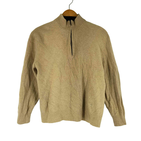 バーバリーロンドン BURBERRY LONDON ウール ハーフジップセーター メンズ import:L
