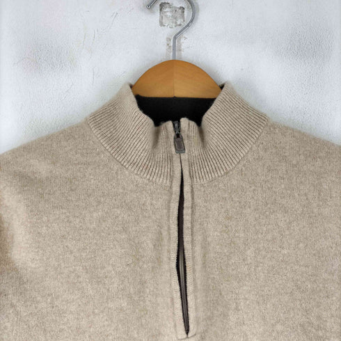 バーバリーロンドン BURBERRY LONDON ウール ハーフジップセーター メンズ import:L