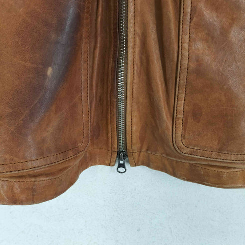 インターメッツォ INTERMEZZO lamb leather ラムレザージャケット ビッグサイズ メンズ 4L