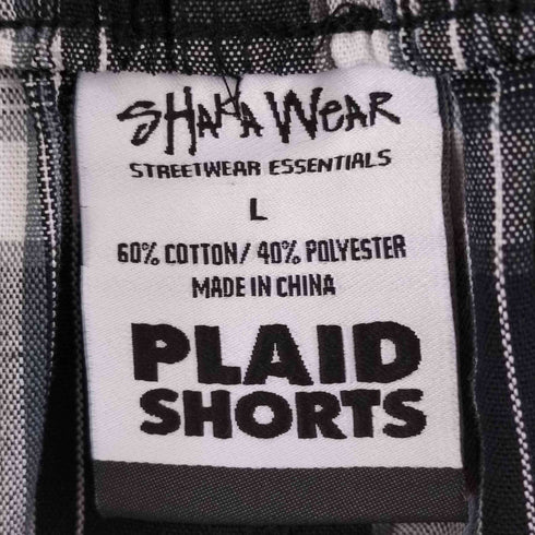 シャカウェアー SHAKA WEAR PLAID SHORTS イージーワイド チェックカーゴショーツ メンズ JPN:L