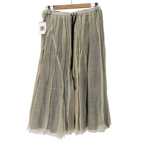 パドカレ pas de calais ラミー マキシ シースルー プリーツ スカート レディース JPN:36