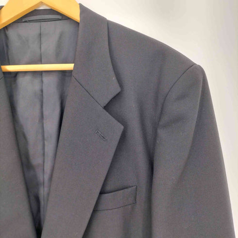 イッセイミヤケデザインスタジオ im ISSEY MIYAKE DESIGN STUDIO ウールギャバ パワーショルダー 2Bテーラードジャケット メンズ 6-84