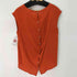 パドカレ pas de calais リネン100 ノースリーブ フロントボタン シャツ レディース JPN:38