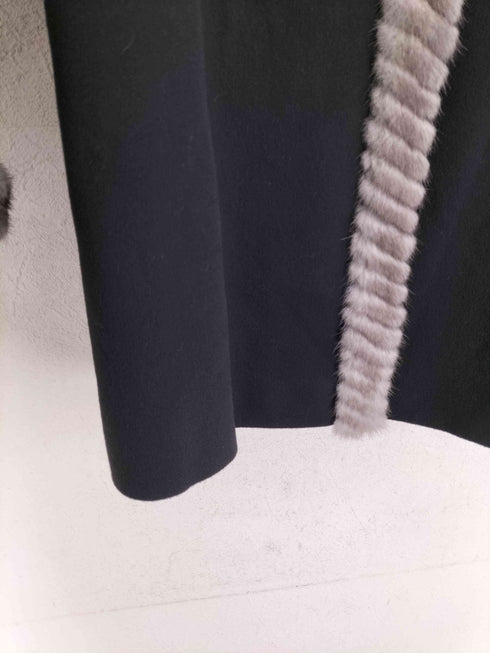 S&I cashmere fur ミンクファー カシミヤ100% ロングコート PIACENZA レディース JPN:9号