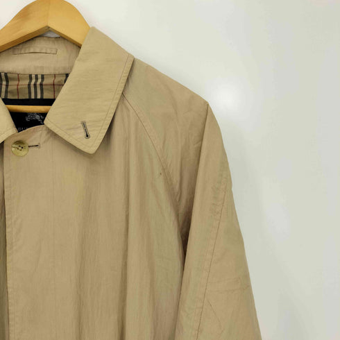 バーバリーロンドン BURBERRY LONDON ノバチェック切替 コットンナイロン ステンカラーコート メンズ