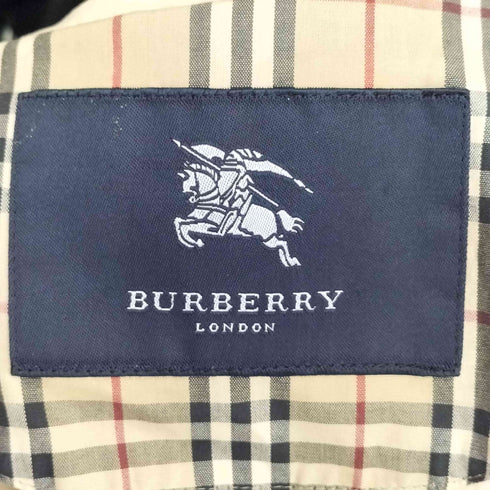 バーバリーロンドン BURBERRY LONDON ノバチェック切替 コットンナイロン ステンカラーコート メンズ