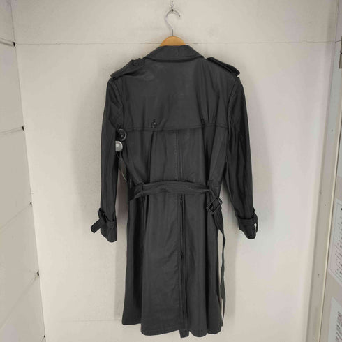 cow leather トレンチコート メンズ
