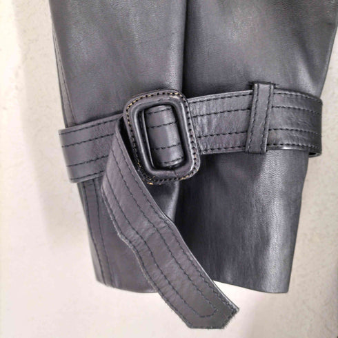 cow leather トレンチコート メンズ