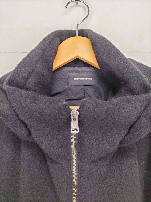 ダイエットブッチャースリムスキン DIET BUTCHER SLIM SKIN 異素材ドッキングダブルジップフーデットジャケット メンズ