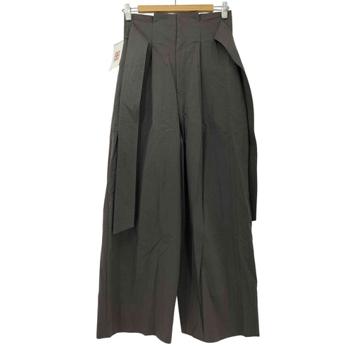 エミ emmi 23SS ワイドベルトハイカウントツイルパンツ レディース JPN:1
