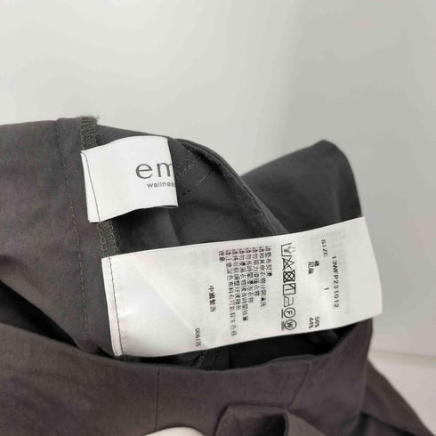 エミ emmi 23SS ワイドベルトハイカウントツイルパンツ レディース JPN:1