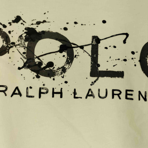 ポロラルフローレン POLO RALPH LAUREN ペイントロゴ クルーネックTシャツ レディース import:S