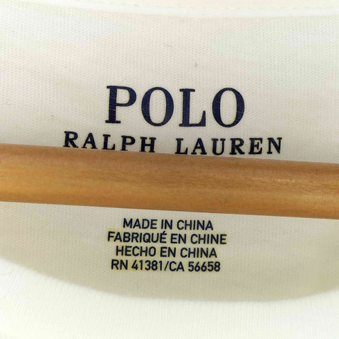ポロラルフローレン POLO RALPH LAUREN ペイントロゴ クルーネックTシャツ レディース import:S
