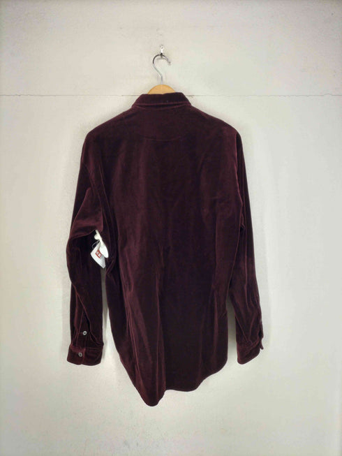 ポロバイラルフローレン Polo by RALPH LAUREN 90S ARMOND ベロアL/S シャツ メンズ M