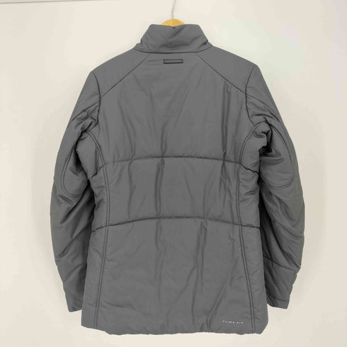 ナイキ NIKE 00s グレータグ スウッシュ刺繍 袖ジップ 中綿 ダブルジップ ミドルコート レディース import:L