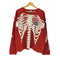 ヴィジョンストリートウェア VISION STREET WEAR スケルトン ボーン クルーネックニット メンズ import:M
