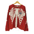 ヴィジョンストリートウェア VISION STREET WEAR スケルトン ボーン クルーネックニット メンズ import:M