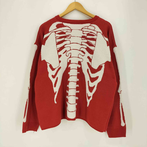 ヴィジョンストリートウェア VISION STREET WEAR スケルトン ボーン クルーネックニット メンズ import:M
