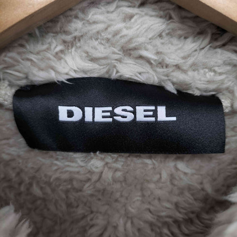 ディーゼル DIESEL 袖ロゴフリースジャケット カオス刺繍デザイン メンズ import:XS