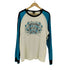 フィフティーファイブディーエスエル 55DSL 90-00s Y2K フロントプリント ラグランロングスリーブカットソー メンズ import:L