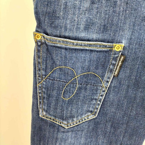 メルシーボークー mercibeaucoup うしろまえデニムパンツ サルエルパンツ メンズ JPN:3