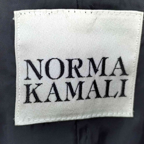 NORMA KAMALI ウール混 マルチポケット フーデット ジップアップ ミドルワンピース レディース JPN:9号