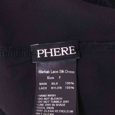 PHERE Markab Lace Silk Dress レディース FREE