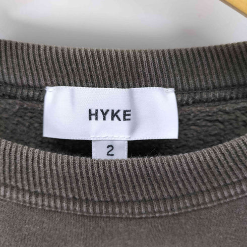 ハイク HYKE コットン クルーネック スウェット レディース JPN:2