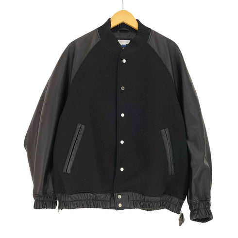 メゾンスペシャル MAISON SPECIAL 25aw Sheep Leather Melton Combination Stadium Jacket メンズ JPN:2