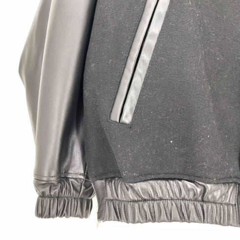 メゾンスペシャル MAISON SPECIAL 25aw Sheep Leather Melton Combination Stadium Jacket メンズ JPN:2