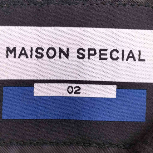 メゾンスペシャル MAISON SPECIAL 25aw Sheep Leather Melton Combination Stadium Jacket メンズ JPN:2
