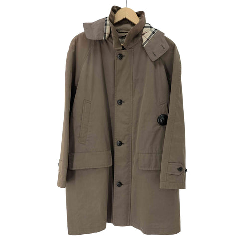 バーバリーロンドン BURBERRY LONDON フード着脱可 ハーフコート 裏地ノバチェック メンズ import:M